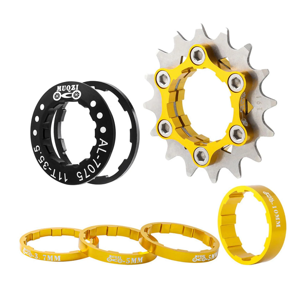 16T Single Cog Set Aluminum Alloy Freewheel Gear for Mountain Bike Hubs BMX I449265