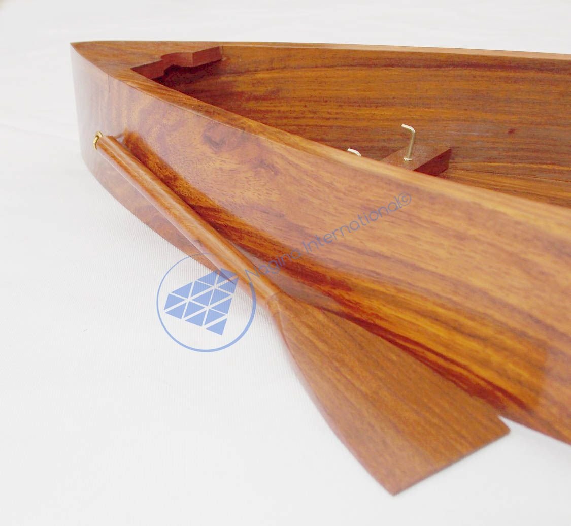 Wooden Key Hanger With Oars A3954