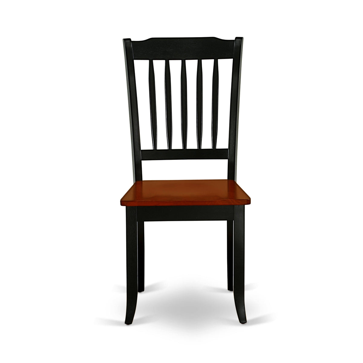 5pc Kitchen Table with Two Drop Leaves and Four Wood Seat Kitchen Chairs Z6502