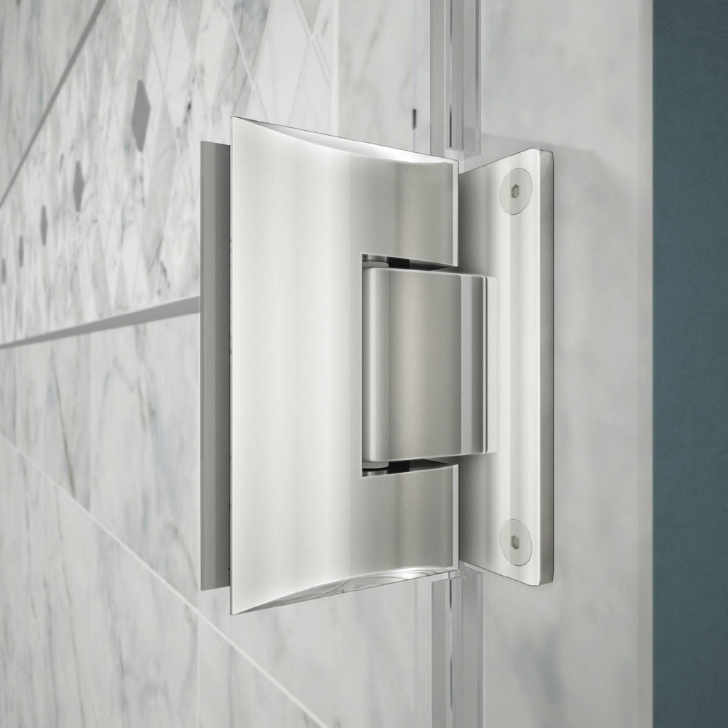 Hinged Frameless Shower Door Chrome D5549