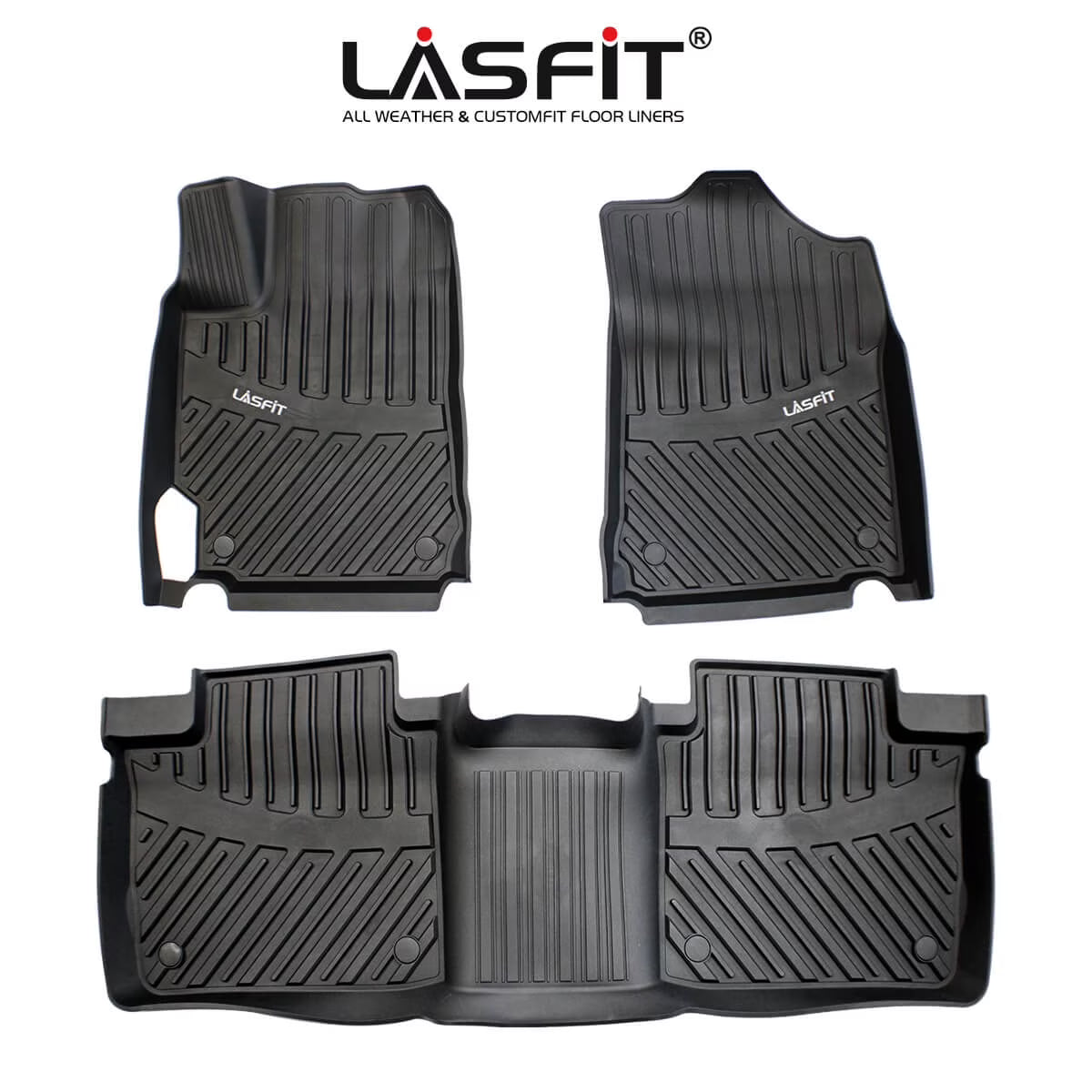 Black TPE Floor Liners for Toyota Camry F631
