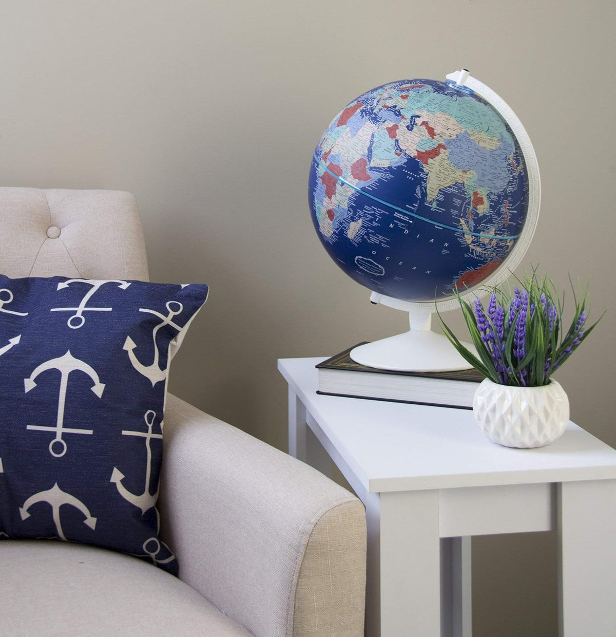 Nautical Themed Political World Globe, Pack of 2 G9853