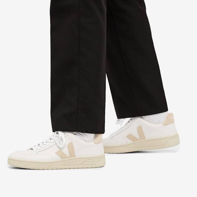 White Sable Leather Sneakers X2846