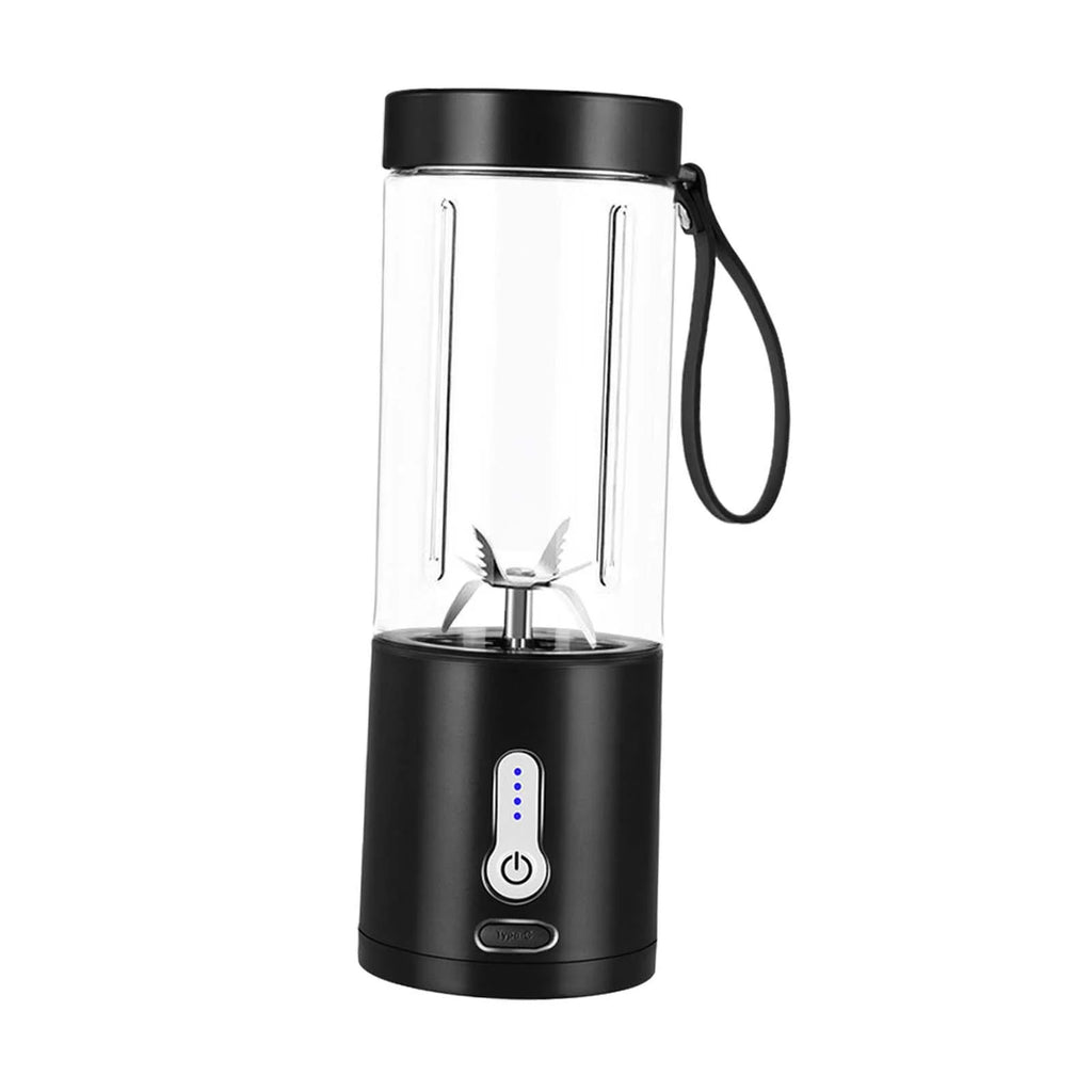 Black 530ml Portable USB Juicer Cup M549