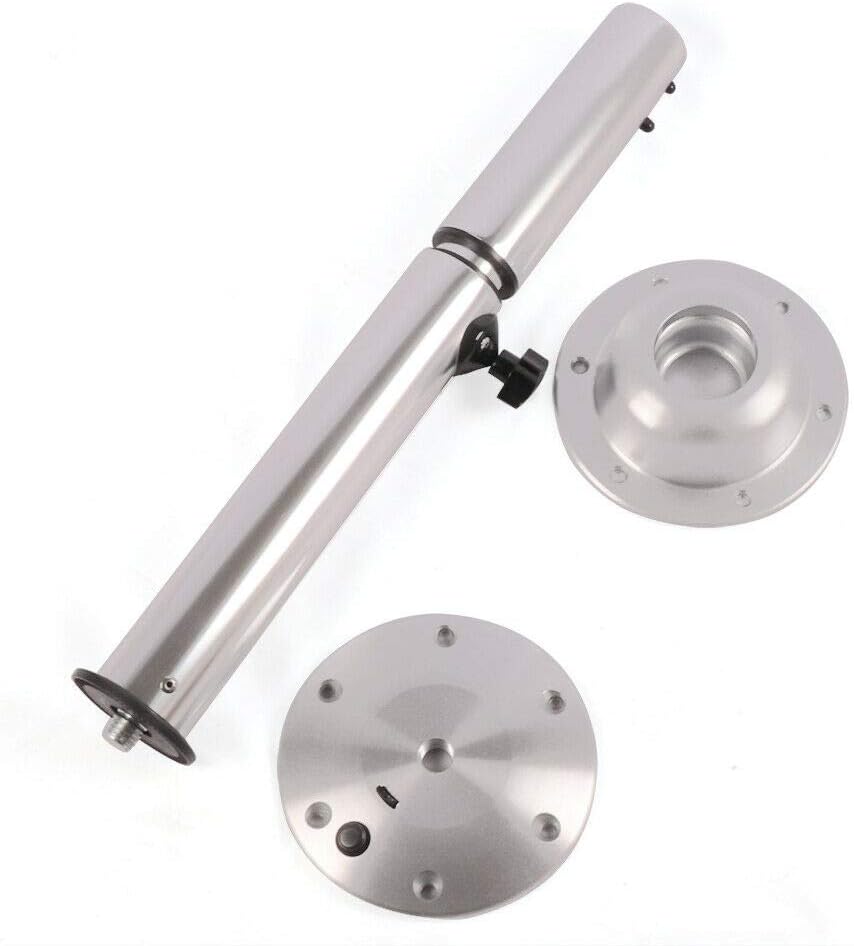 7 Heights Adjustable 22''-28'' Aluminum Table Pedestal Stand Leg and Base Z23120