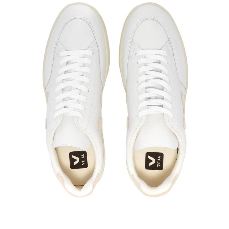 White Sable Leather Sneakers X2846
