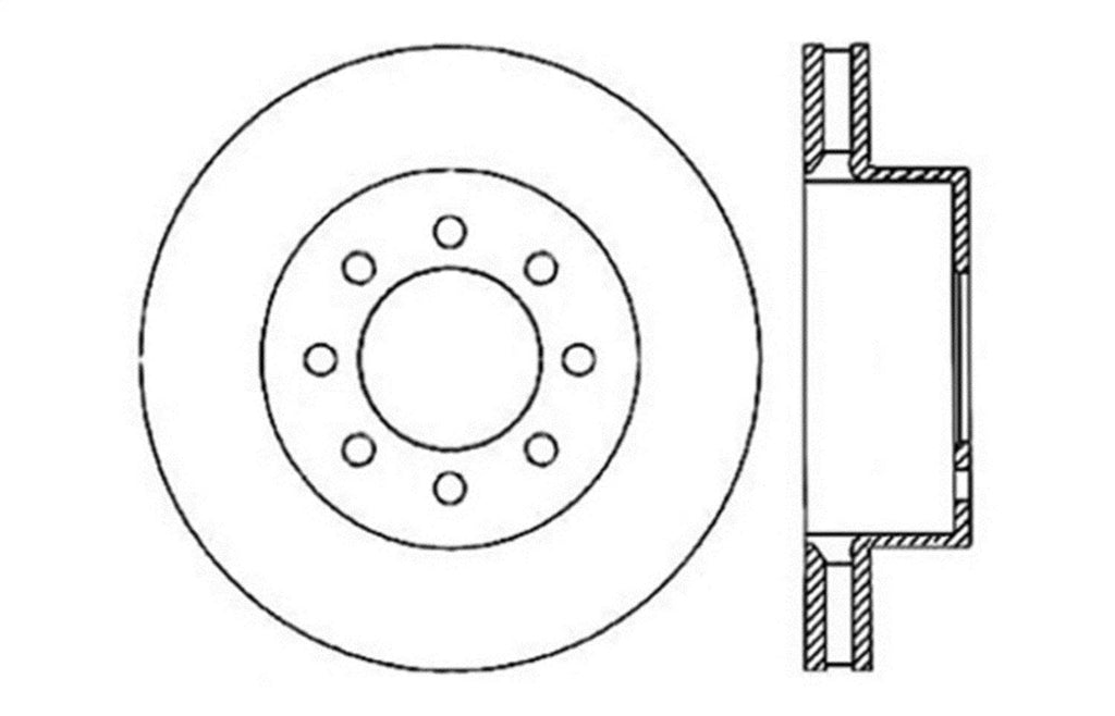 Slotted & Drilled Sport Brake Rotor M25652