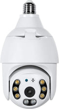 2K 3.0MP Wireless PTZ Security Camera with E27 Bulb Connector A184800