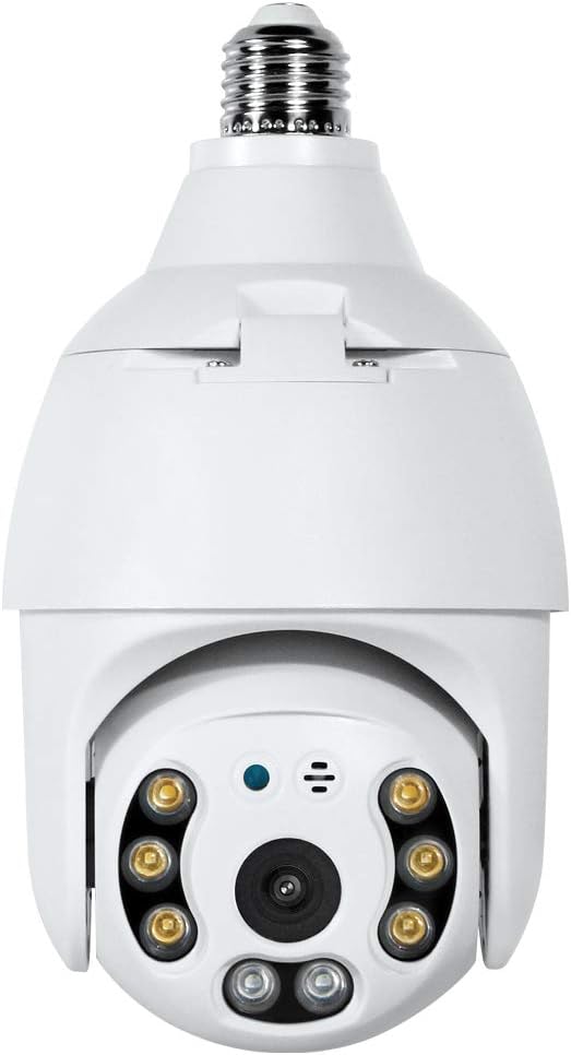 2K 3.0MP Wireless PTZ Security Camera with E27 Bulb Connector A184800