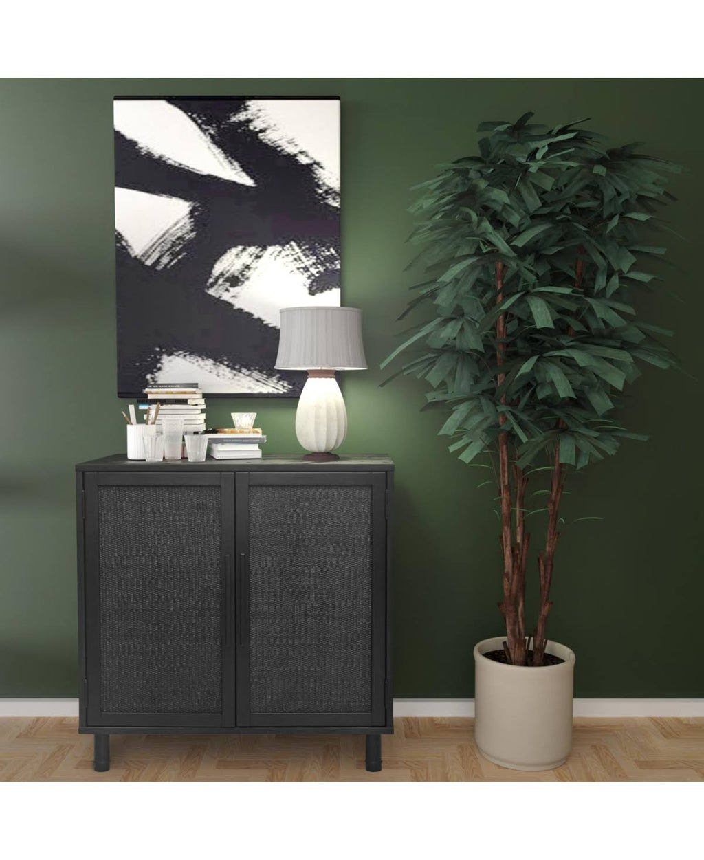 Blond 2-Door Cabinet J393