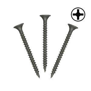 6 x 2 inch Fine-Thread Black Drywall Screws P245
