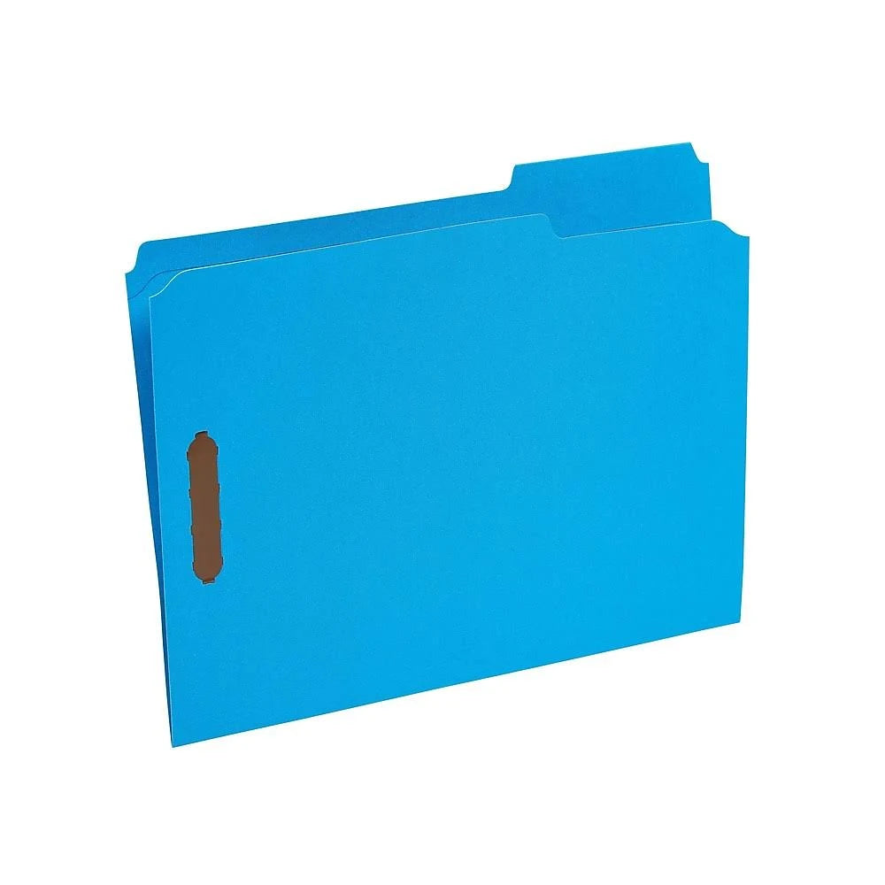 Reinforced Classification Folder, 2x22 Expansion, Letter size, Blue, 50/Box L8625
