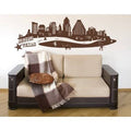Hazelnut Brown 59in x 20in Cityscape Wall Decal O37993