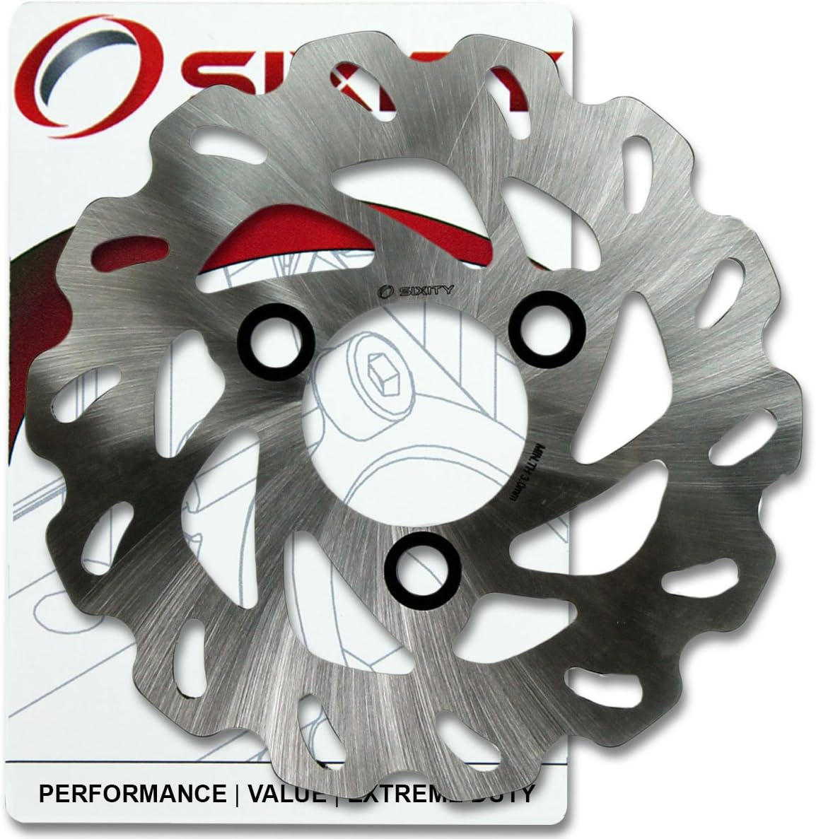Rear Replacement Rotor Kit Pack of 2 D3905