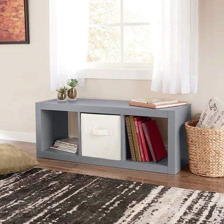 White 4-Cube Storage Cabinet Bookshelf S845528