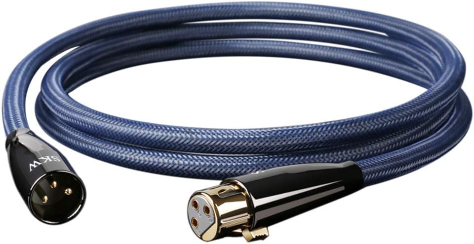 Single OFC Balanced XLR Male to XLR Female 3 PIN Microphone Cable (9.8ft, 3M) Y7978