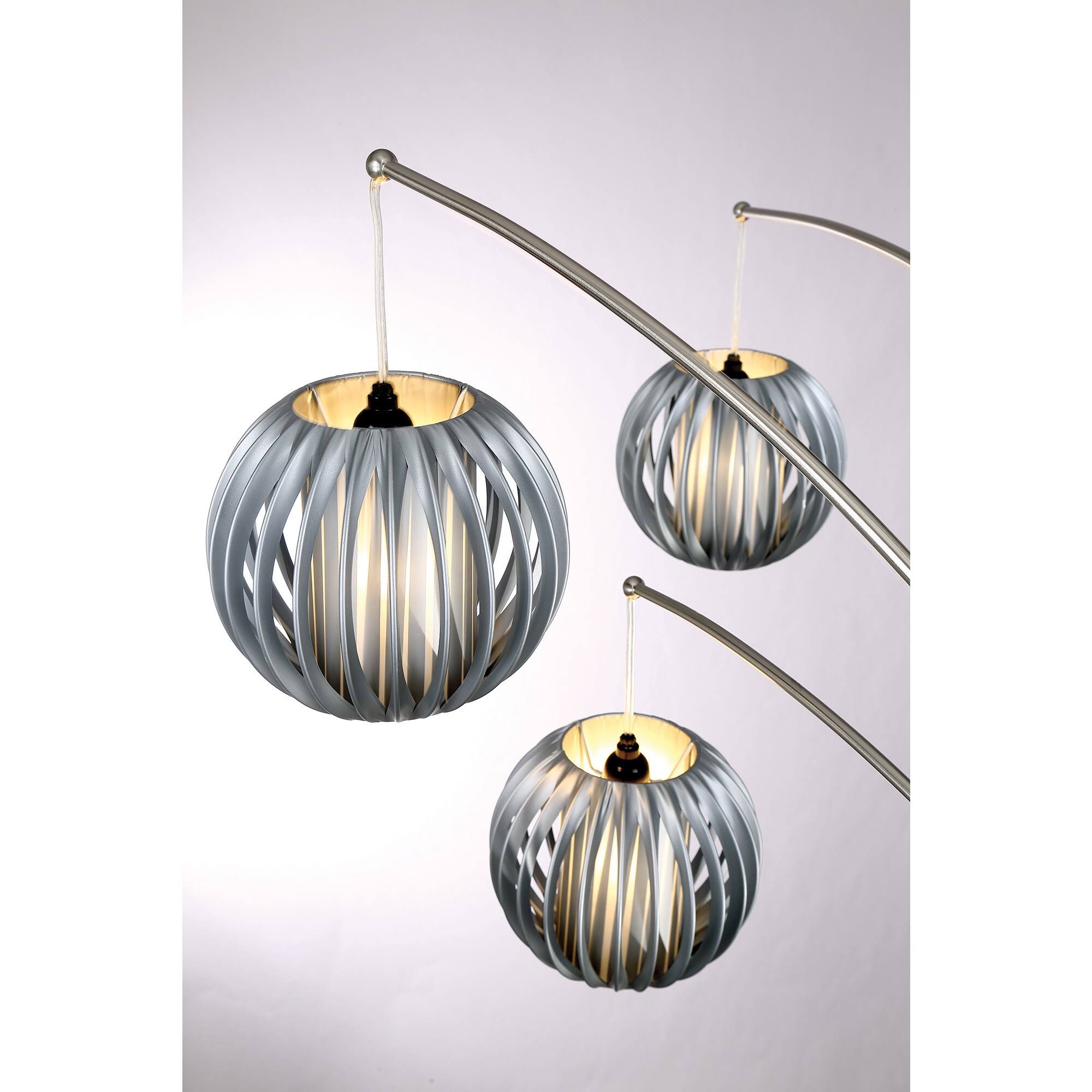 3-Light Floor Arch Lamp L20322