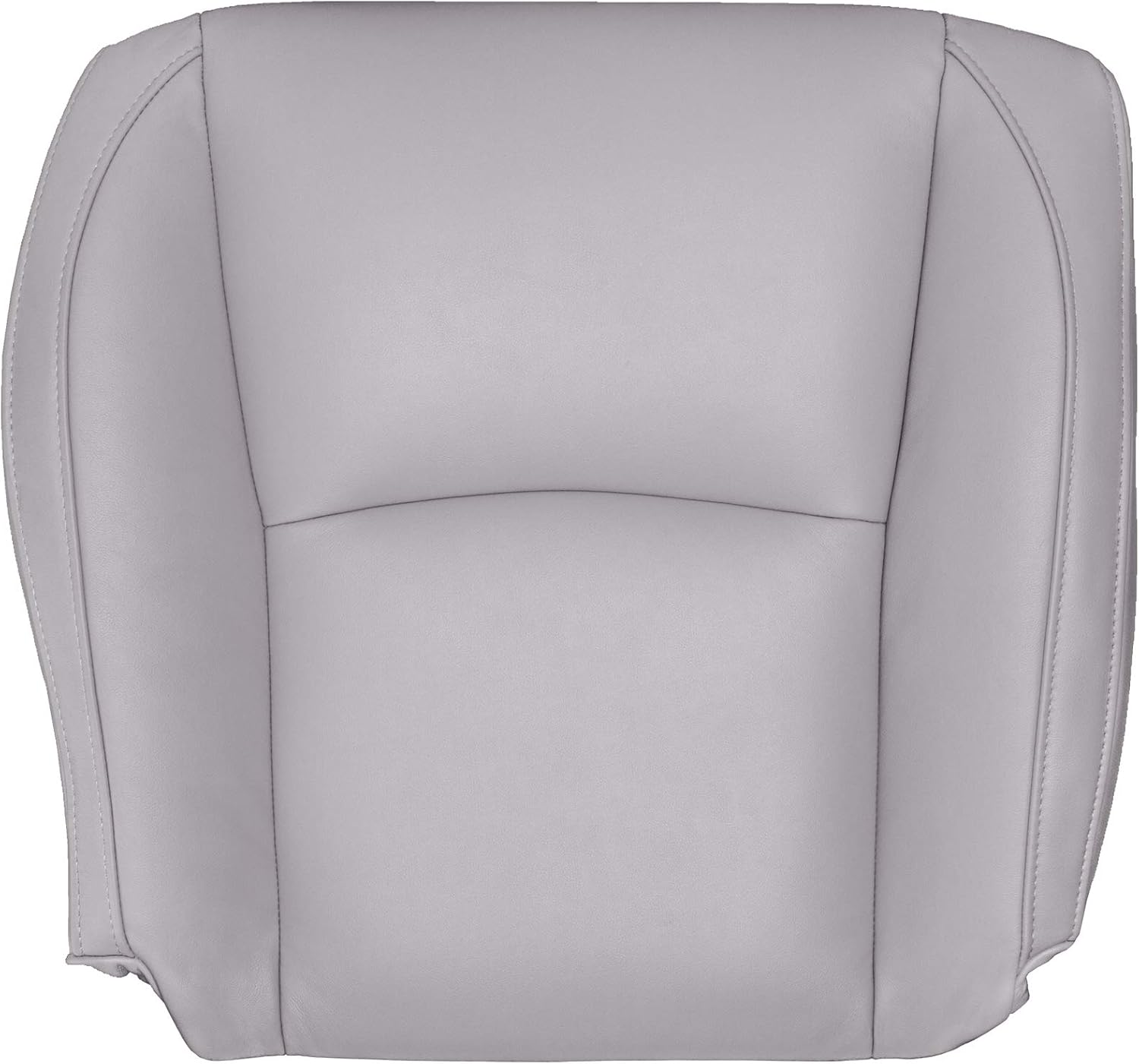 Passenger Bottom Replacement Leather Seat Cover Dark Gray B809357