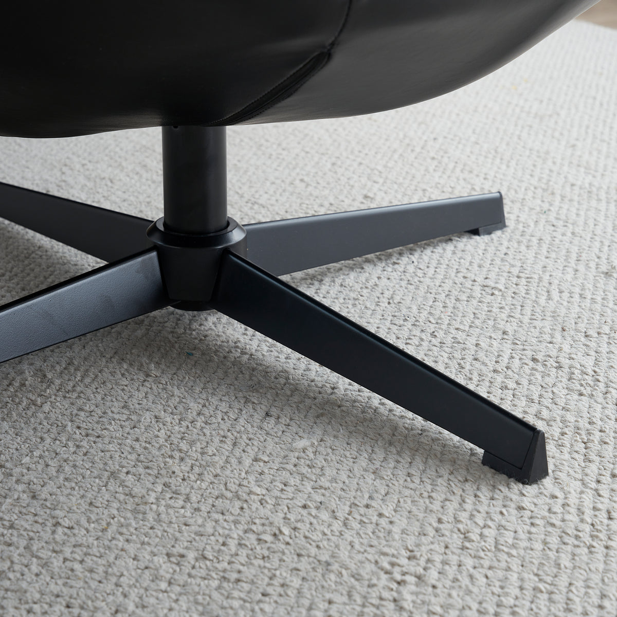 Two Tone Swivel Barrel Arm Chair W6077