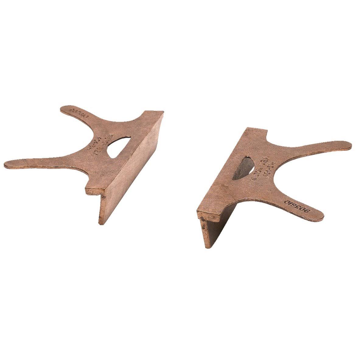 Copper Jaw Caps, 5in Jaw Width I881