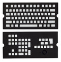 White PBT Double-Shot Keycaps Full 104/105-Keyset P29537