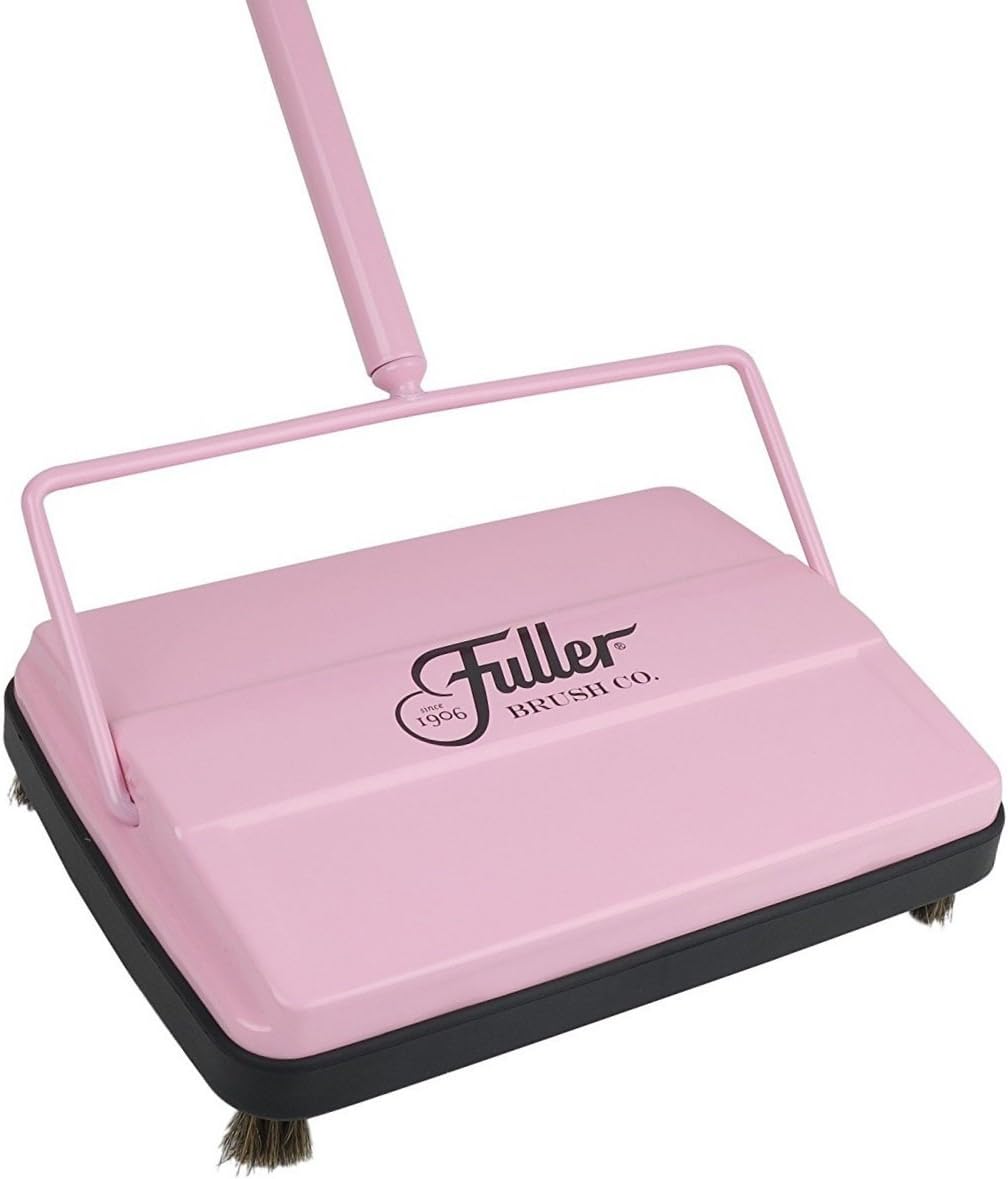 Electrostatic Carpet & Floor Sweeper, Lightweight, Pretty Pink J5926
