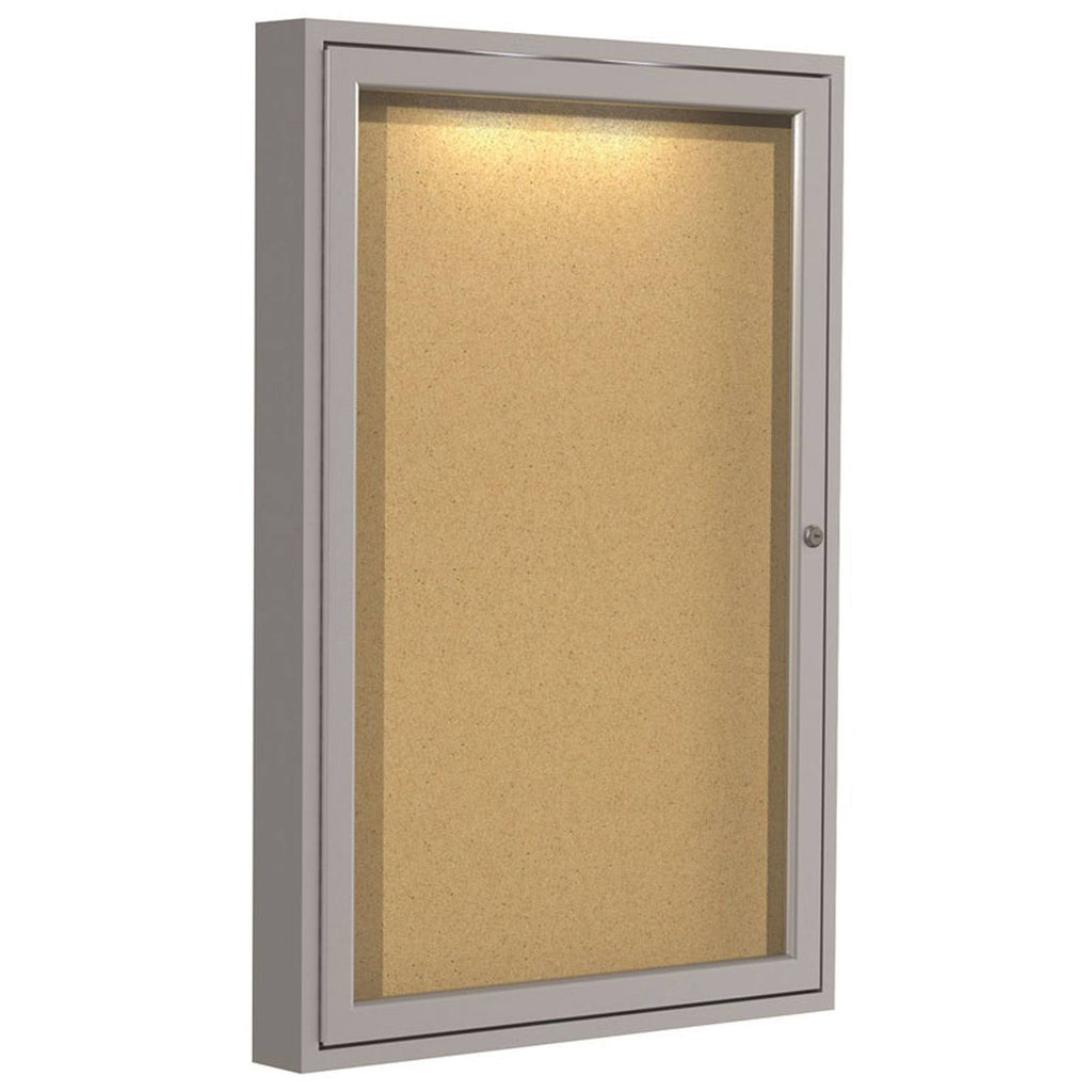 Enclosed Bulletin Board 3& H x 2& W L18671