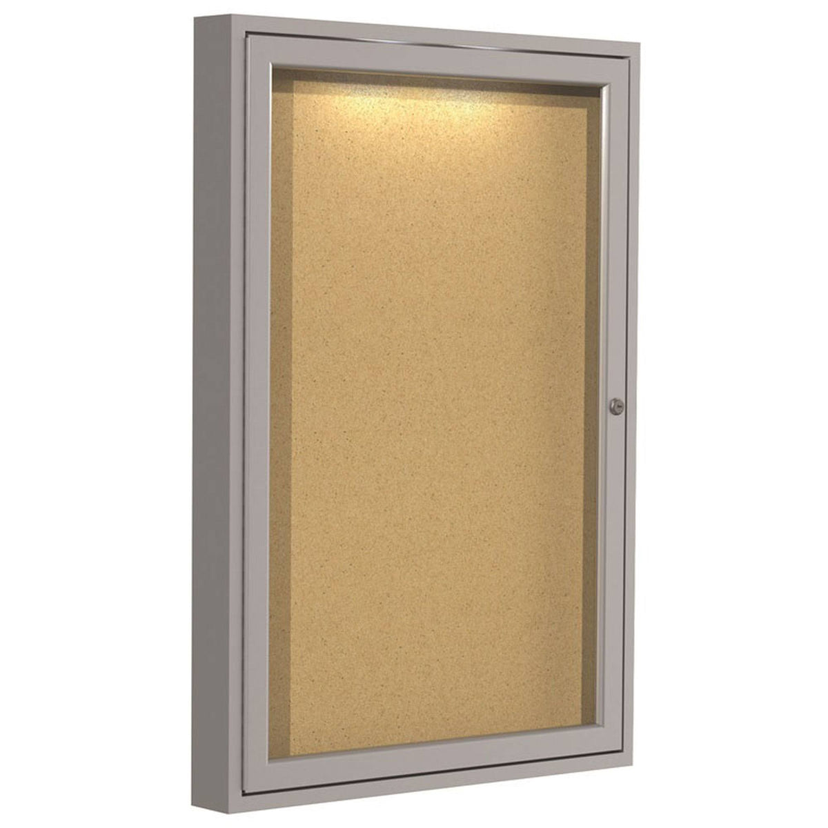 Enclosed Bulletin Board 3& H x 2& W L18671