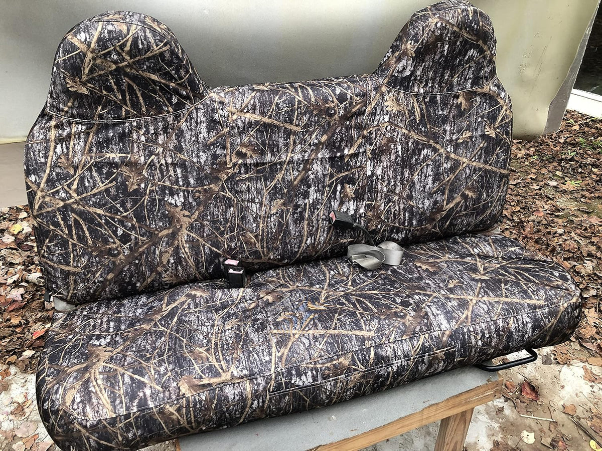 Gray Velour Custom Fit Seat Covers for Ford F250-F550 Work Truck O40537