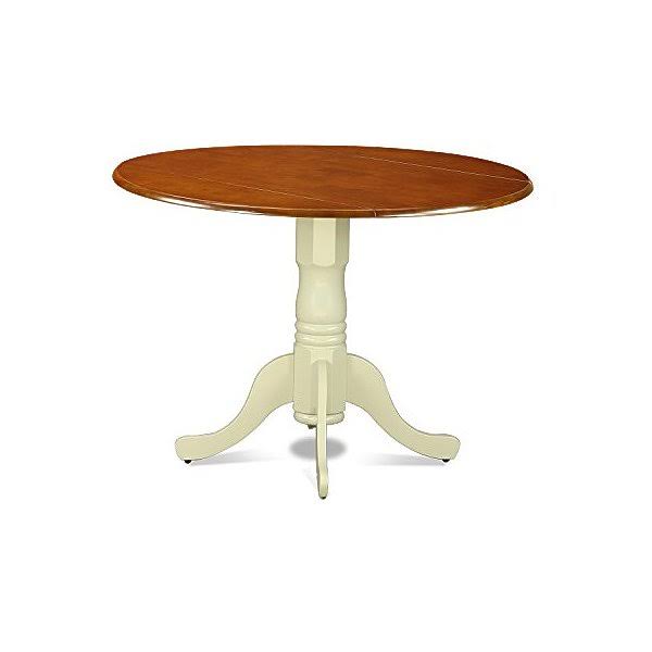 3 Pcs Dining Set with 2 Wood Chairs in Buttermilk C7547
