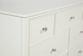 White 7 Drawer Wood Dresser R719