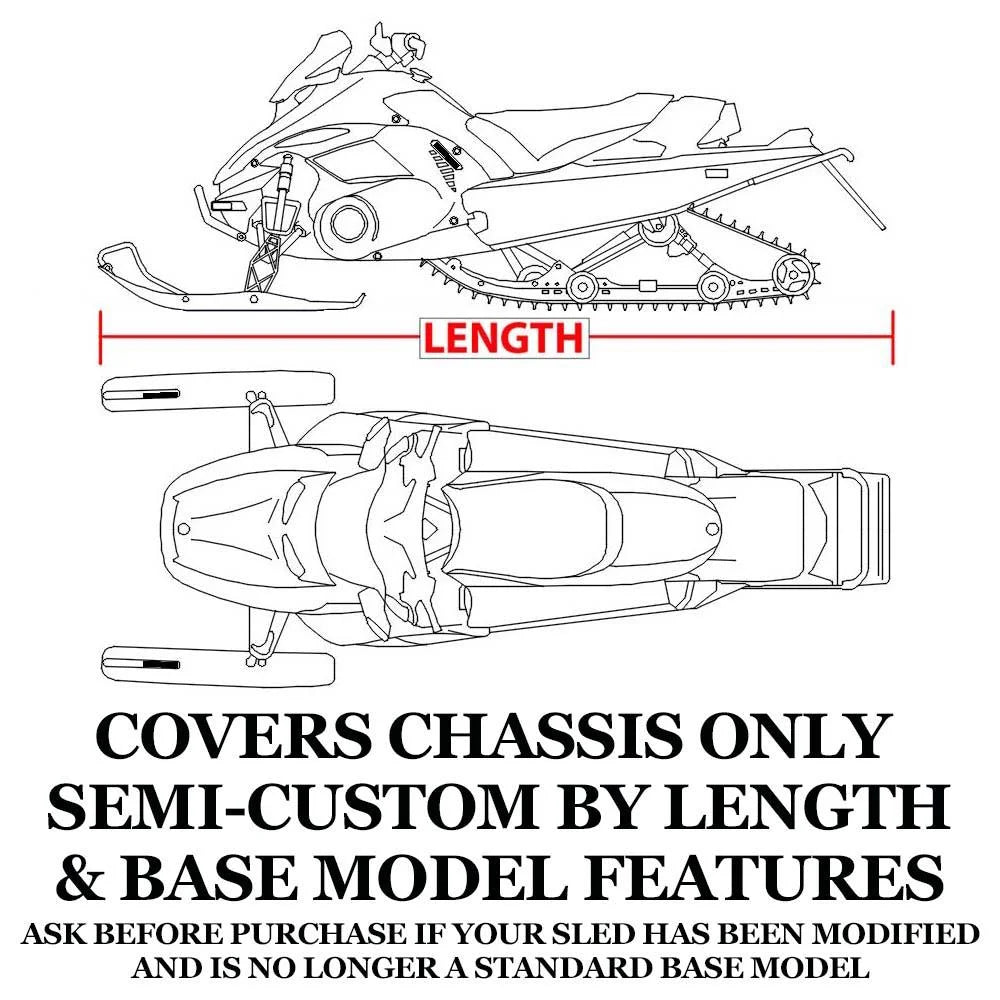 Trailerable 600 Denier Snowmobile Cover H352
