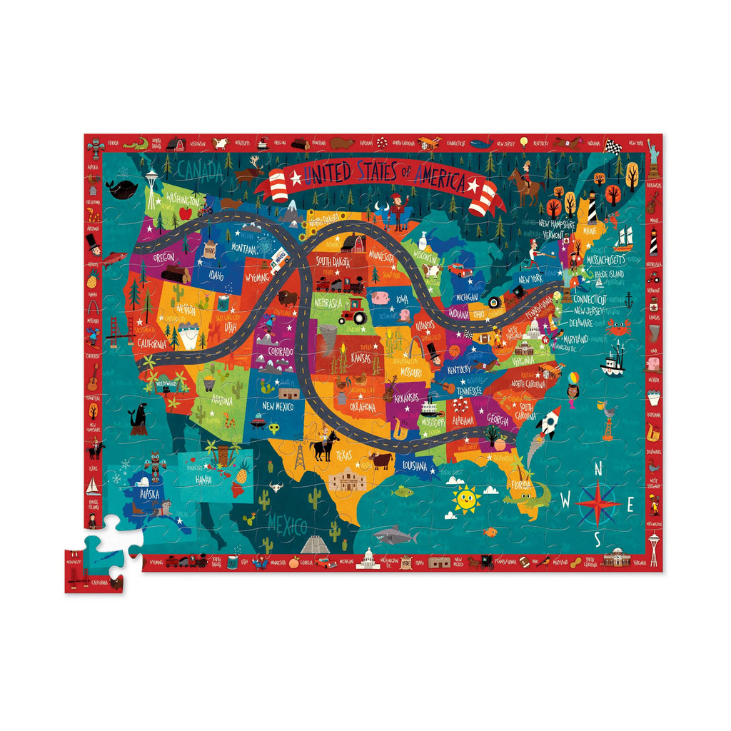 100 Pcs Floor Puzzle J8992