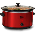 Red Stainless Steel 8.5 qt Slow Cooker B247964
