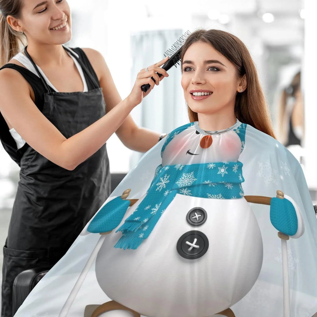 Hair Cutting Cape with Adjustable Neck Size E6036
