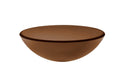 Brown Glass Vessel Bathroom Sink G48242