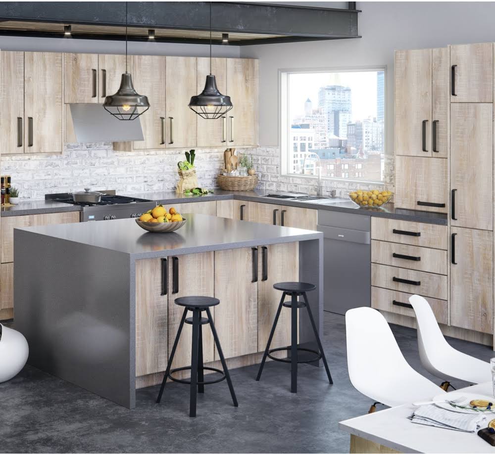 Engineered Wood Desk with 2 Doors Base Cabinet C871430