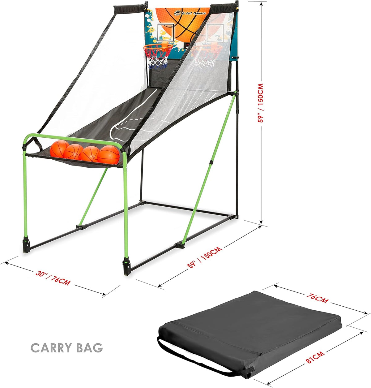 Black Basketball Arcade Game A775428