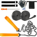48 Pocket Chainsaw with 66 ft Ropes, Pack of 2 H46293