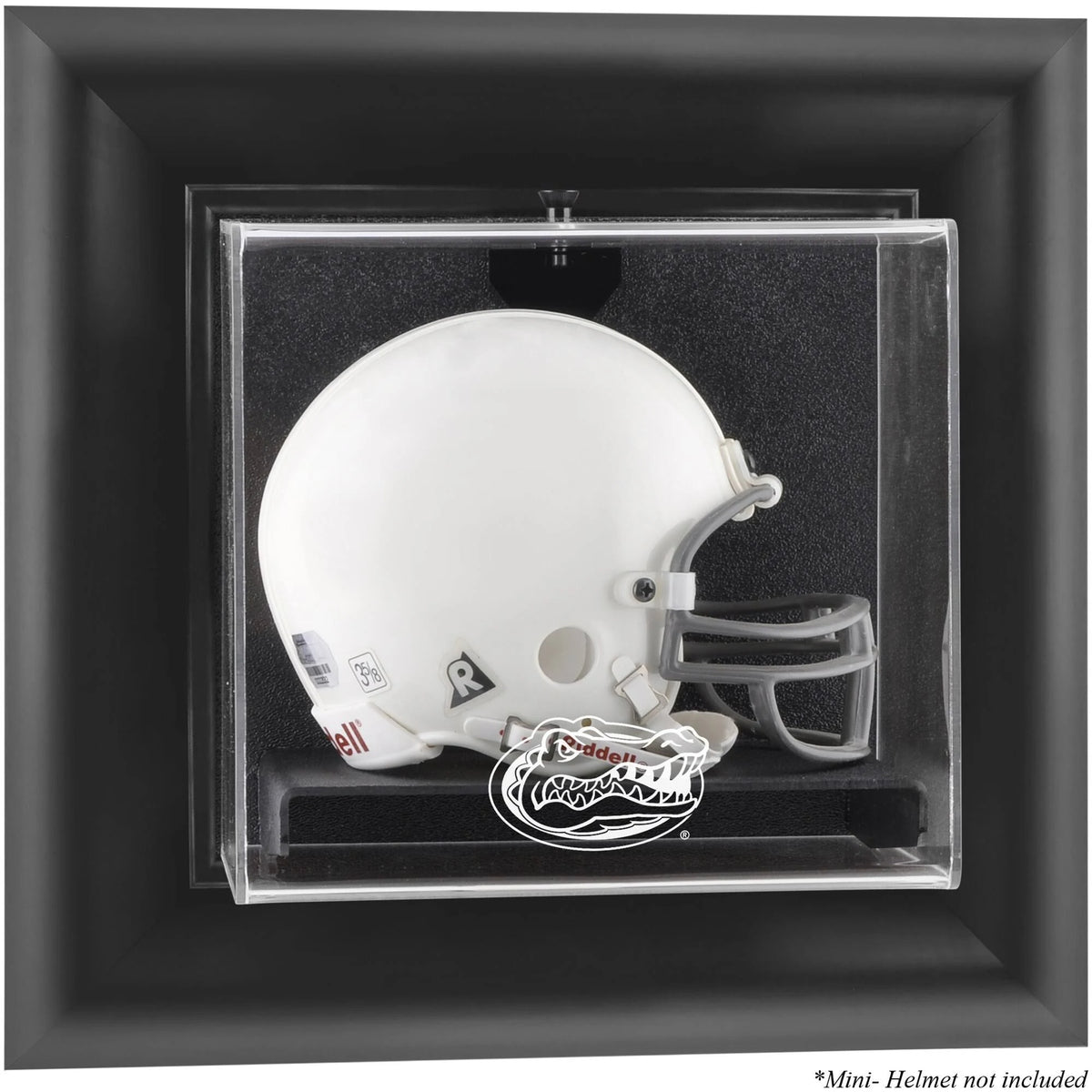 Black Framed Wall-Mountable Mini Helmet Display Case I8666