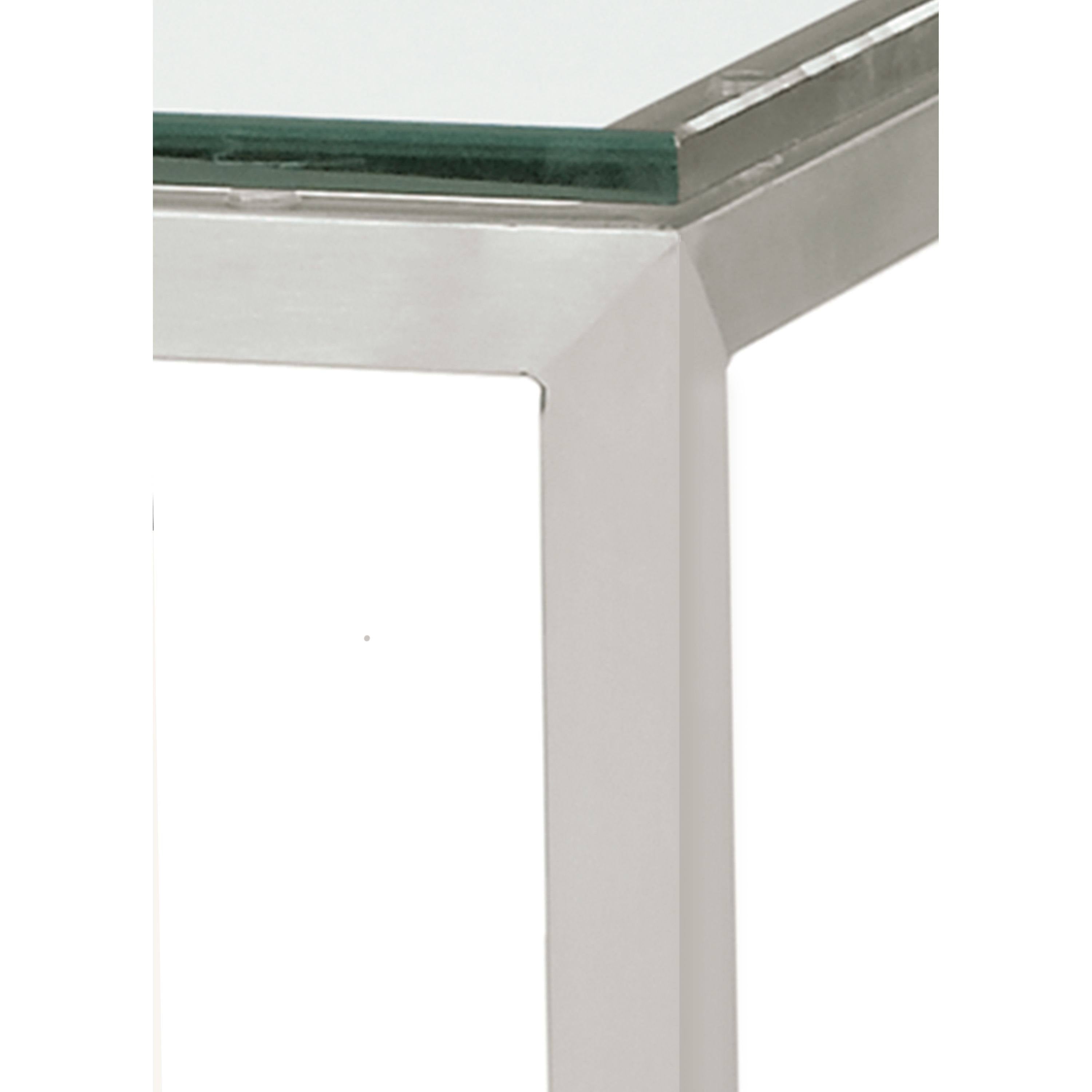 Maple Top Bar Table with Silver Base I15874