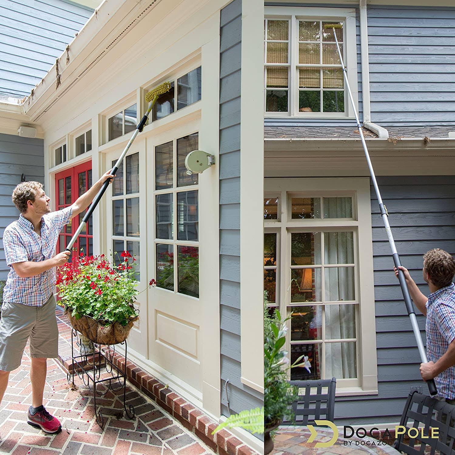Extension Pole with Squeegee and Window Washer A310383