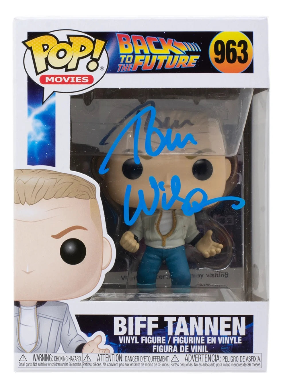 Signed Biff Tannen Funko Pop V217