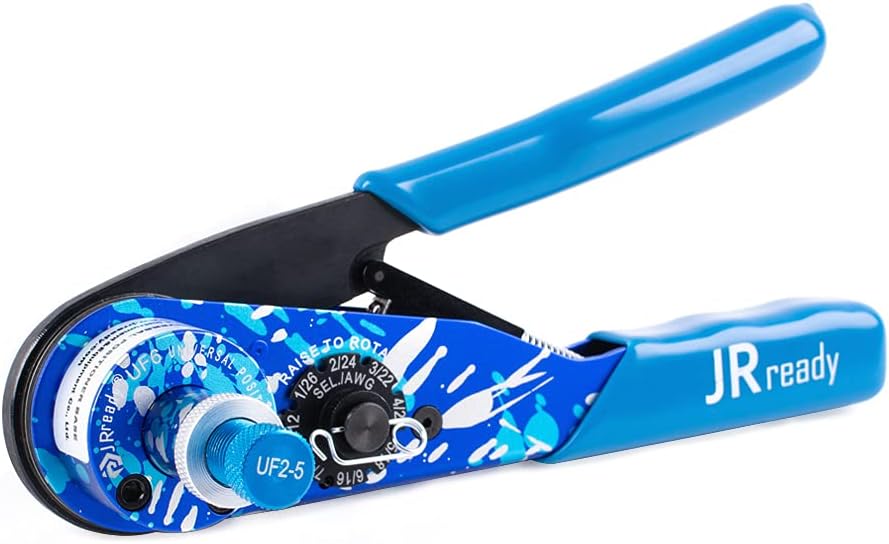 Crimping Tool Kit with 5 Adjustable Positioner for Heavy Duty Connector G565101