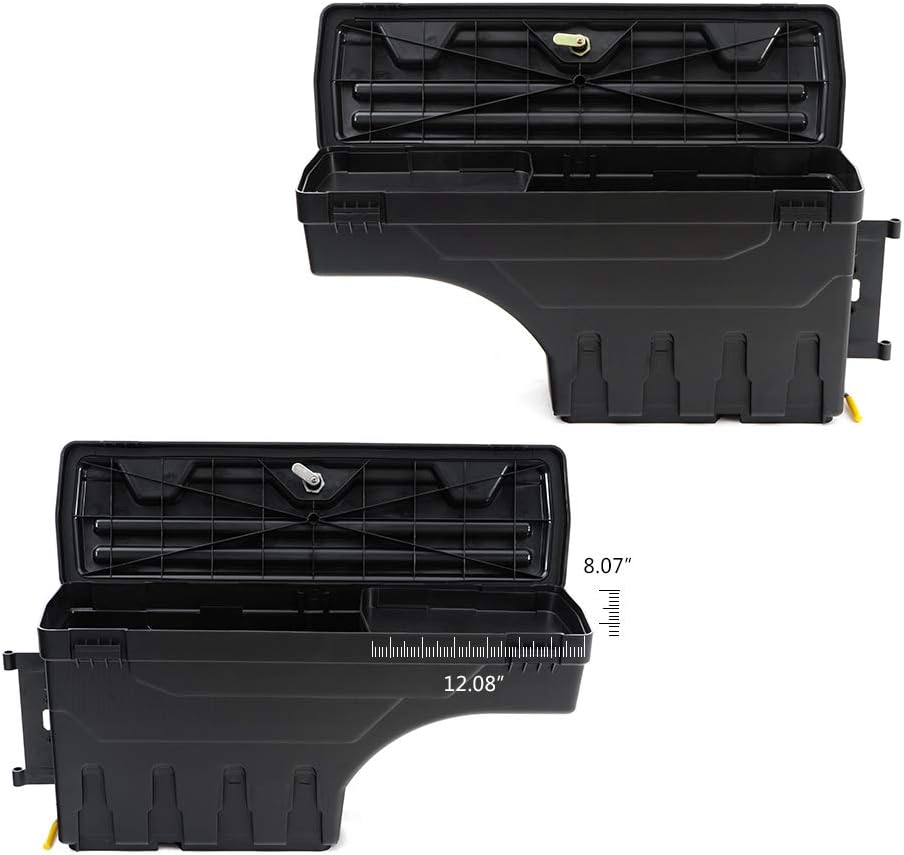 Lockable Truck Bed Storage Box Toolbox Swing Case E7182