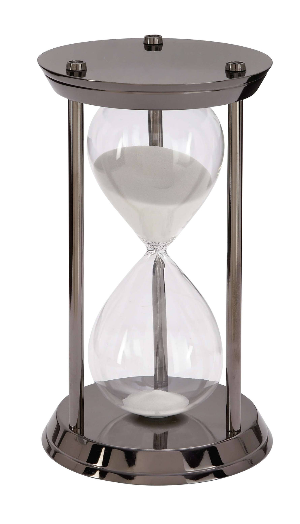 Metallic Black Sand Timer H7552