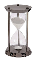 Metallic Black Sand Timer H7552