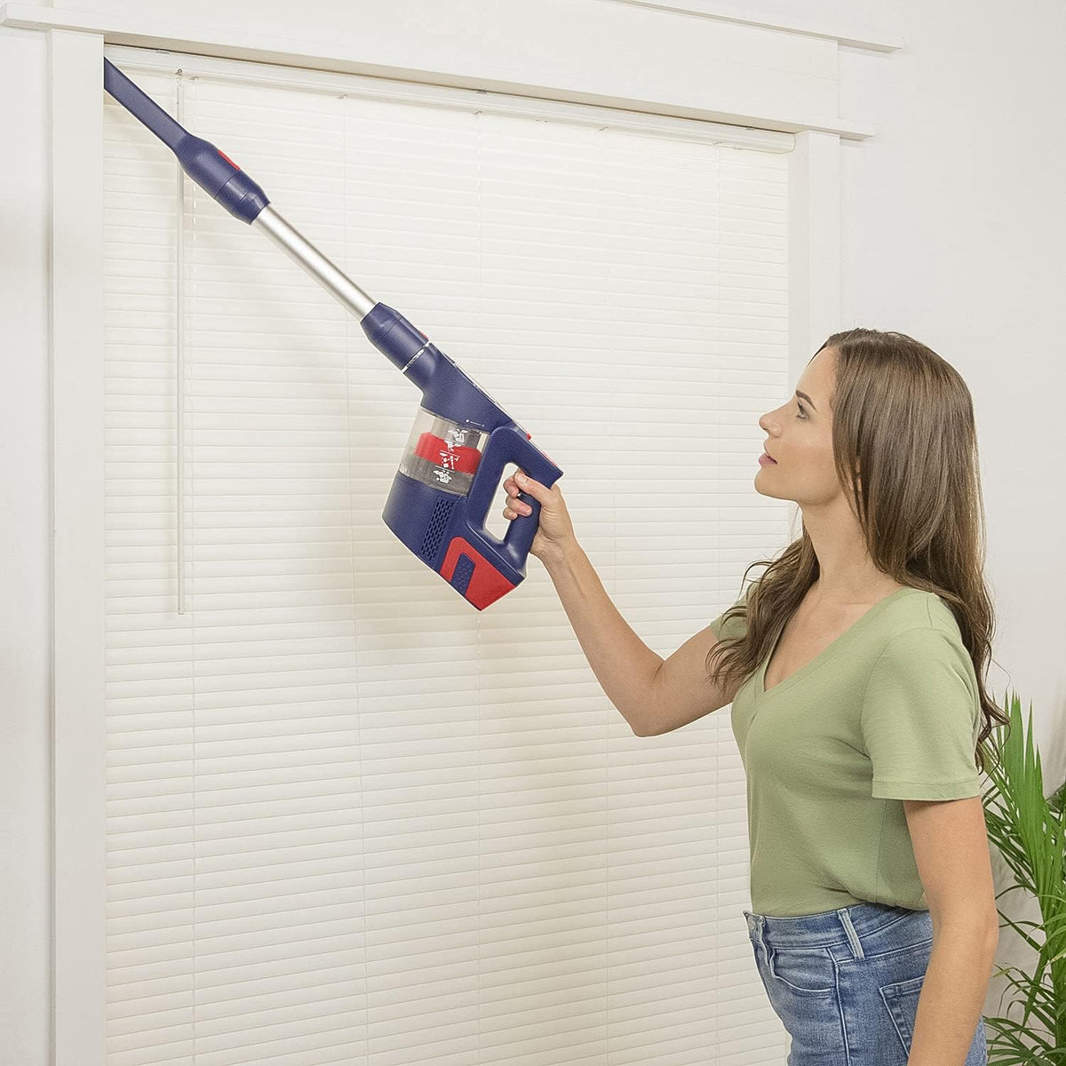 Cordless Stick Vacuum Cleaner, 250W Suction, 3-in-1 Handheld Vac U54360