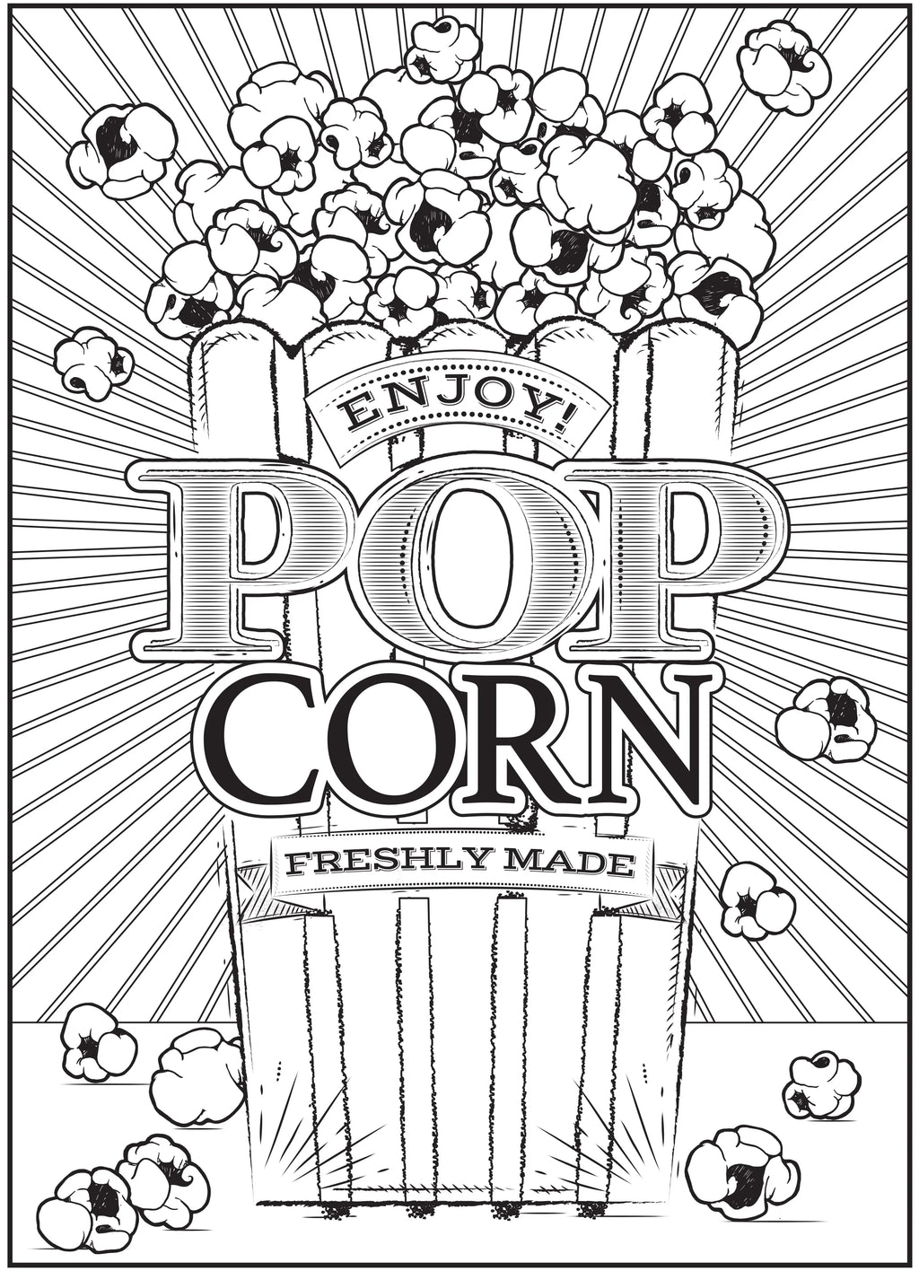 Sweet & Savory Adult Coloring Book, 64 Pages Z4641