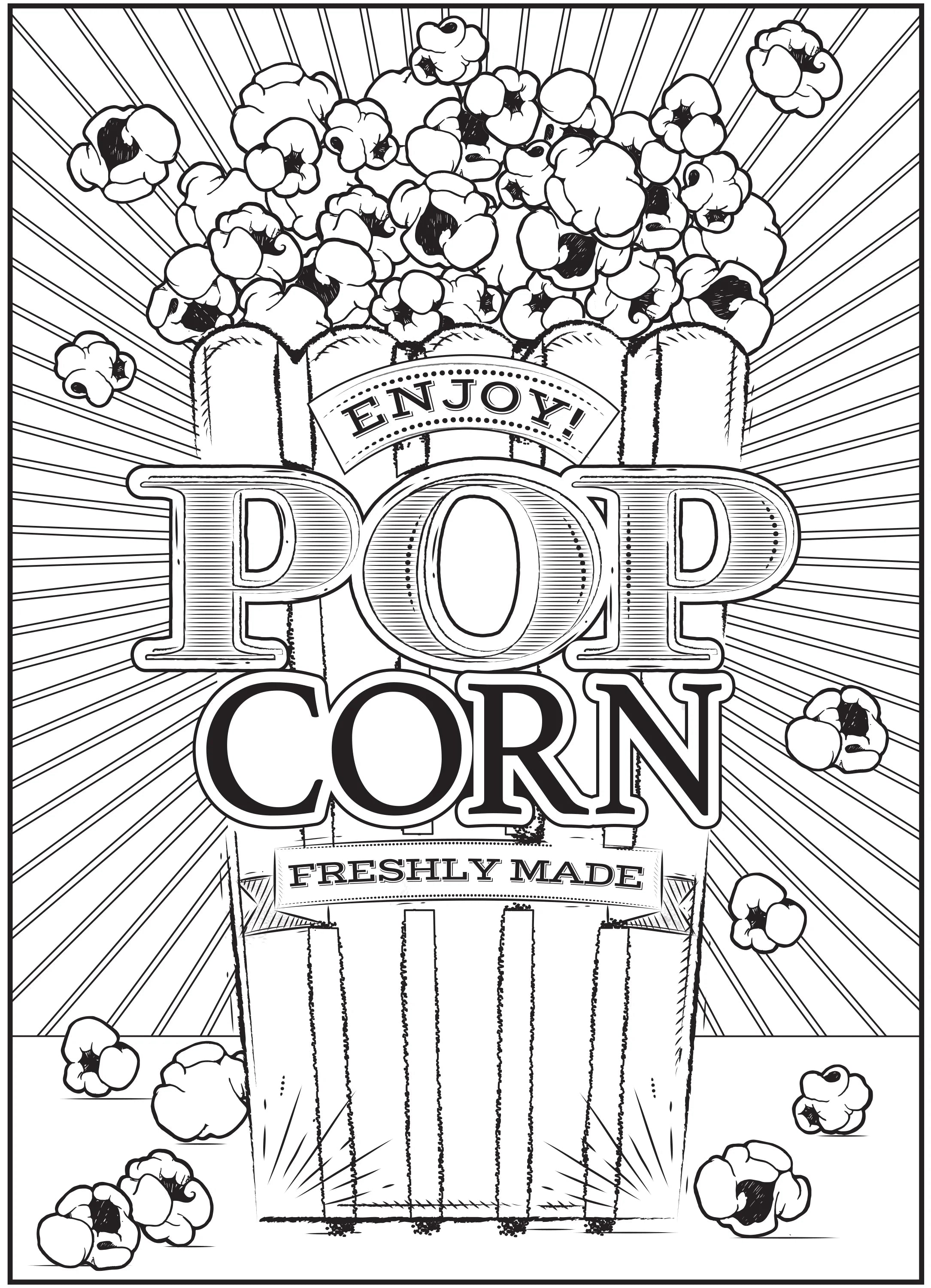 Sweet & Savory Adult Coloring Book, 64 Pages Z4641
